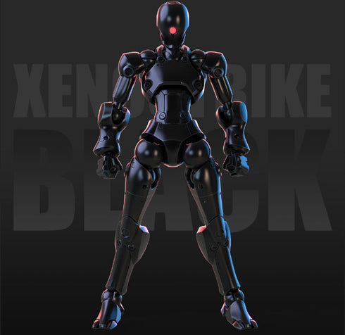 『3 min projectシリーズ』009_SHEIK MAINLAND 強攻異人 1/18スケールプラスチックモデルキット(メタリックブラック)